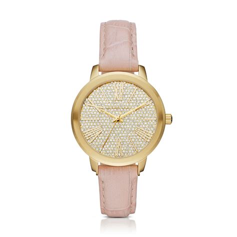 michael kors hartman watch leather|Hartman Gold.